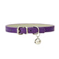 Adjustable PU Leather Cat Collar - Durable, Stylish Pet Collar with Metal Buckle, Soft Padded Design for Small Dogs and cats  -
