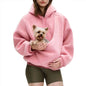 2026 Autumn Winter Hoodie Kangaroo Dog Pet Holder Carrier Big Pouch Pocket Pullovers Sweatshirt Animal Pouch Hood Sweatshirt