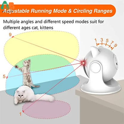 Automatic Cat Laser Toy – Interactive Indoor Toy for Cats & Kittens