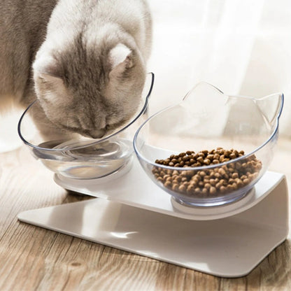 Non-Slip Double Cat Bowl Dog Bowl With Stand Pet Feeding Cat Water Bowl For Cats Food Pet Bowls For Dogs Feeder Product Supplies - Bdba PK