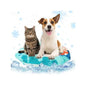 AWYYPet Cooling Mat Gel Ice Mat For Pets Ice Pad Thickened Non-Slip Easy-Clean Durable Small Animal Indoor/Outdoor Cooling Solu