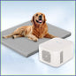 Self-Cooling Pet Mat for Dogs & Cats, No Gel or Refrigeration Needed, Machine Washable, XL Gray