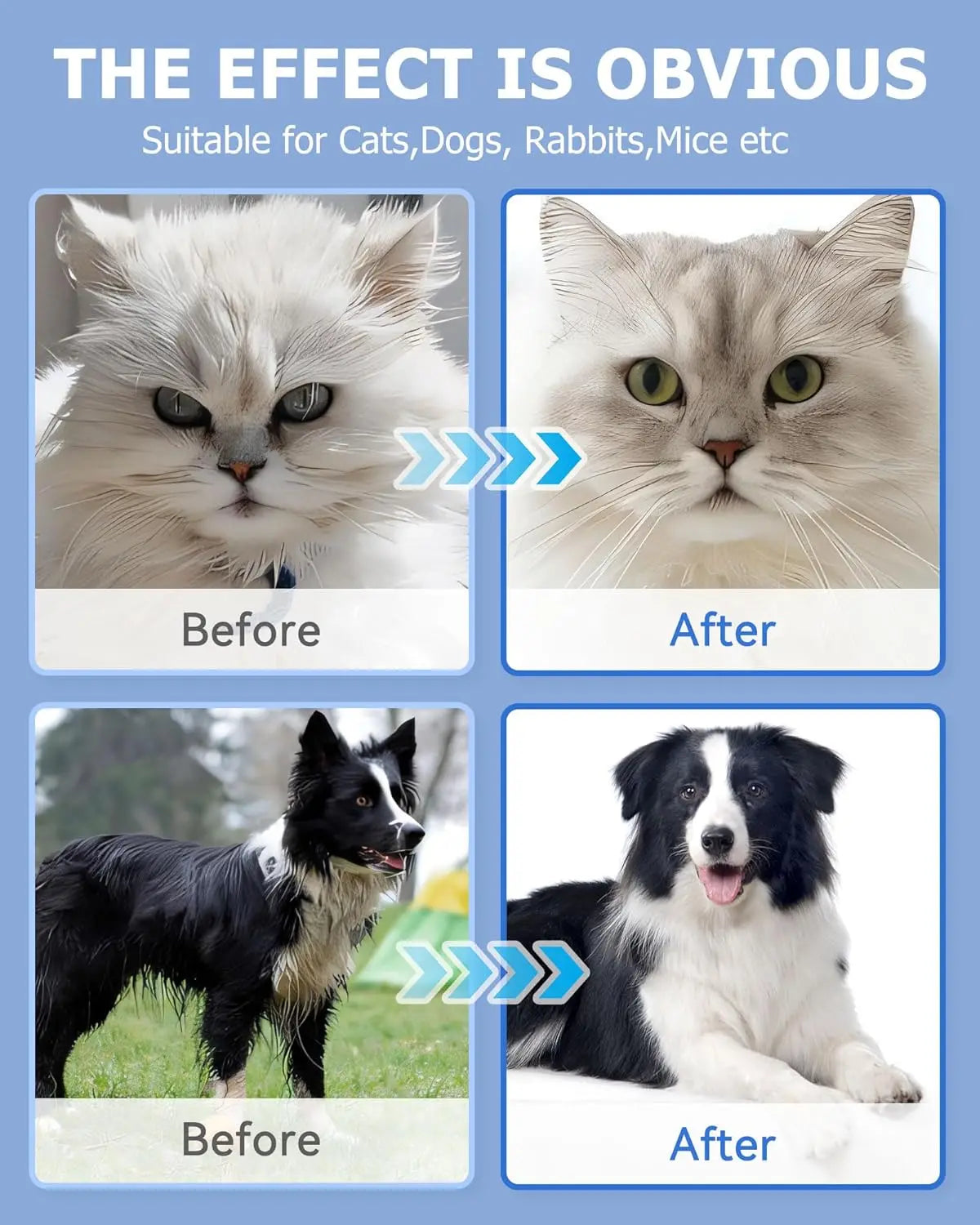 Pet Cleaning Wipe Gloves – Deodorising Grooming Bath Wipes for Dogs & Cats