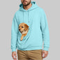 New Comfortable Sweater For Men Unisex Cat And Dog Bag Hooded Sweatshirt Pocket Pet Bag Holder