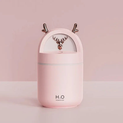 Mini USB Desktop Humidifier – Quiet Ultrasonic Aromatherapy Air Humidifier for Home & Office