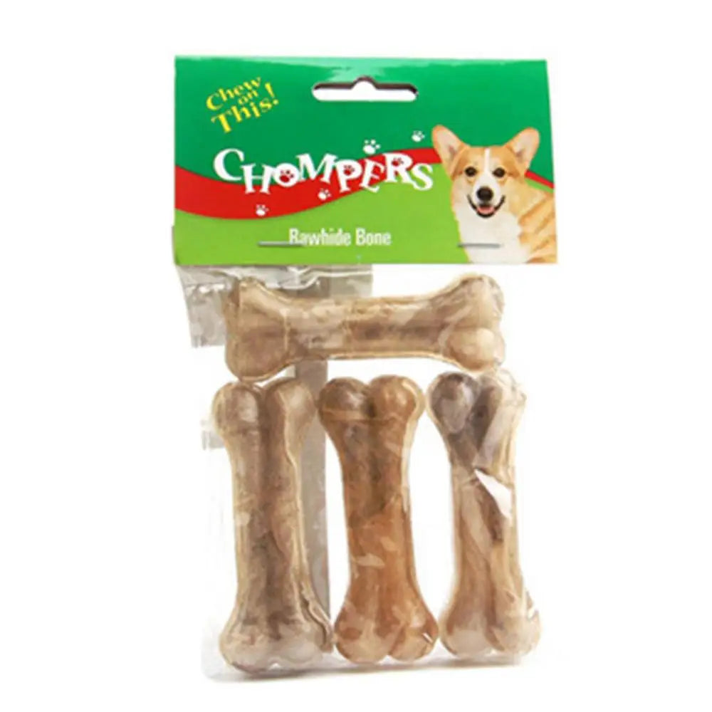 Durable Dog Chew Toys Cowhide Bones Dental Sticks Puppy Treats Supplies Cleaning Teeth Healthy Snacks for Small Medium Large Dog