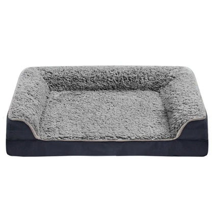 Large Washable Dog Mattress Mat – Plush Flannel Pet Bed for Dogs