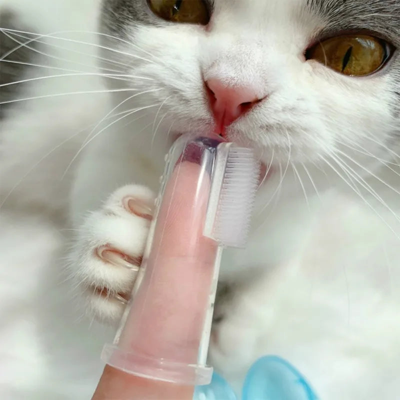 10-Piece Silicone Finger Toothbrush Kit – Dog & Cat Dental Care Brush Set