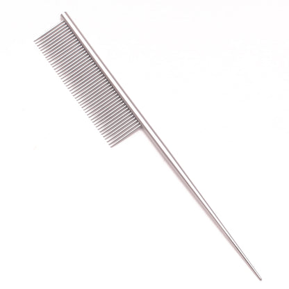 Copper Dog Grooming Combs Pet Boundary Knot Massage Tools Professional Salon Cat Hair Cleaning Crescent High Low Teeth 7817#
