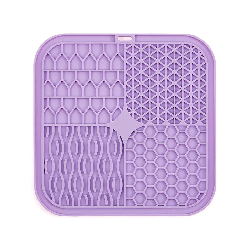 Pet Licking Tray Cats and Dogs Slow Food Licking Tray Anti-choking Food Grade Silicone Sucker Pet Suppliespet Suppl Item Type