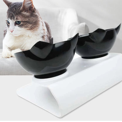 Non-Slip Double Cat Bowl Dog Bowl With Stand Pet Feeding Cat Water Bowl For Cats Food Pet Bowls For Dogs Feeder Product Supplies - Bdba PK