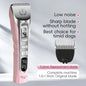 Fenice New Upgrade 5000mA Capacity Cordless LCD Screen Pets Dog Grooming Clippers Rechargeable Haircut Shaver for Trimming Salon