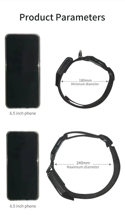 Programmable LED Dog Collar – Flashing Light-Up Rechargeable Safety Collar for Night Walks