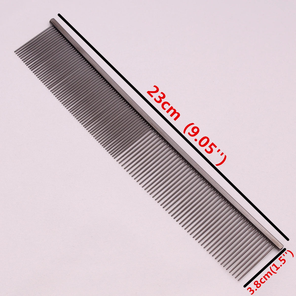 Copper Dog Grooming Combs Pet Boundary Knot Massage Tools Professional Salon Cat Hair Cleaning Crescent High Low Teeth 7817#