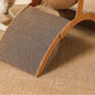 2 In 1, Cat Scratching Ball Wooden Cat Scratcher, Natural Sisal Scratch Board Scratching Column, Wear-Resistant Paw Wood Scraper