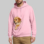New Comfortable Sweater For Men Unisex Cat And Dog Bag Hooded Sweatshirt Pocket Pet Bag Holder