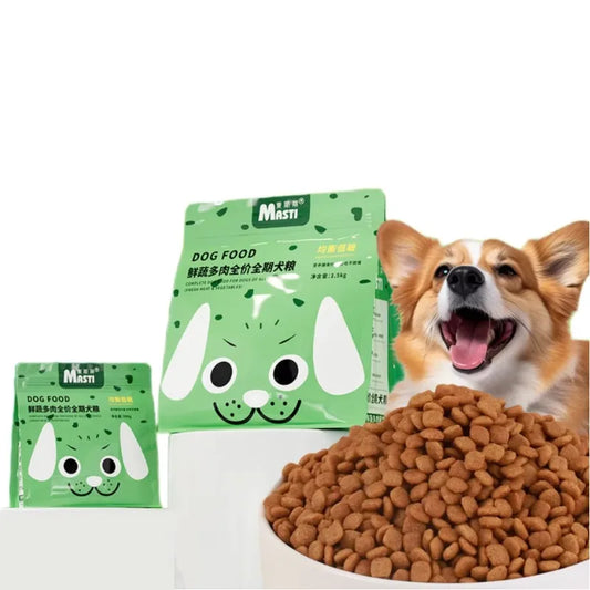 High Protein Chicken & Vegetable Dry Dog Food – Natural Organic Formula for Training & Daily Feeding (500g–1500g) - Bdba PK