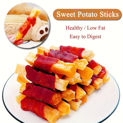 Duck & Sweet Potato Dog Treats – Healthy Chews for Small, Medium & Large Dogs