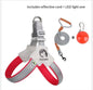 Saddle-Style Dog Chest Harness – Breathable Reflective Harness with Optional LED Leash