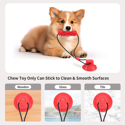 Dog Food Dispenser Funny Interactive Rope Toy Multifunctional Puppy Feeder Interesting Tug Game For Home Travel Outdoor