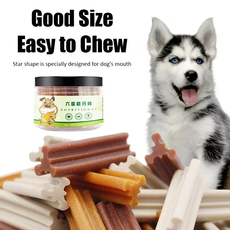 Dog Dental Chew Sticks – Fresh Breath Training Treats for Puppies & Adult Dogs (265g)