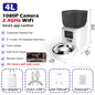 Automatic Cat Feeder With 1080p Camera Video Cat Food Dispenser Pet Smart Voice Recorder Remote Control Auto Feeder For Cat Dog