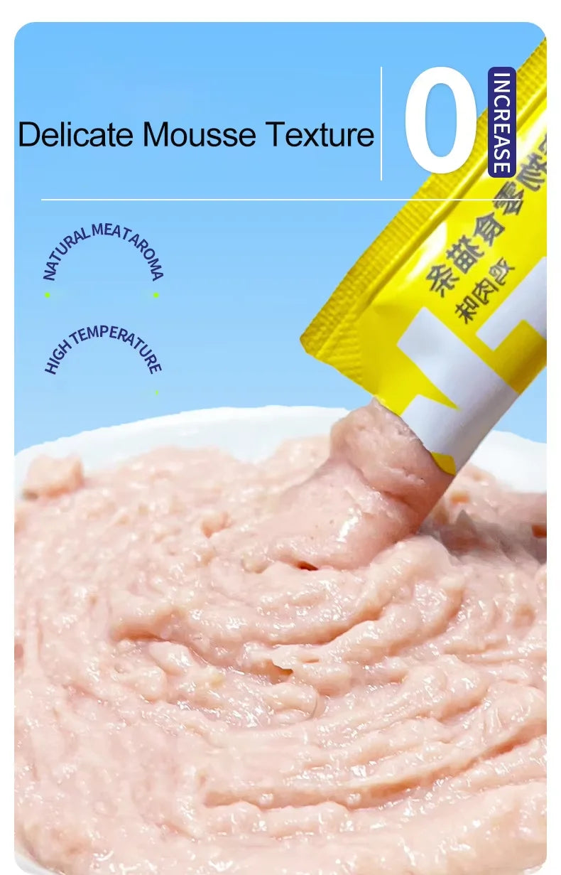 Cat Liquid Snack Strips – Chicken, Salmon & Tuna Wet Treats for Cats & Kittens