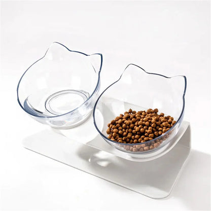 Non-Slip Double Cat Bowl Dog Bowl With Stand Pet Feeding Cat Water Bowl For Cats Food Pet Bowls For Dogs Feeder Product Supplies - Bdba PK