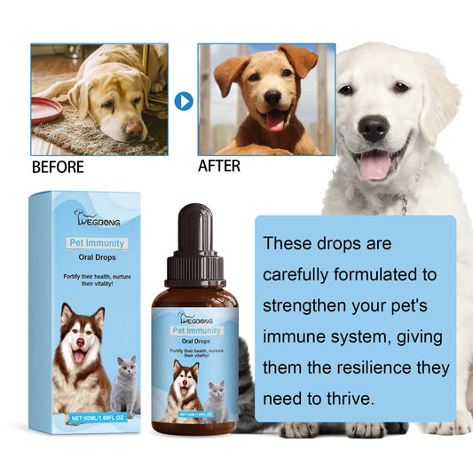 YEGBONG Pet Health Drops – Balanced Nutrition & Immune Support Multivitamin for Dogs & Cats - Bdba PK