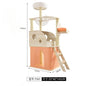 All-in-One Cat Tree | Floor-to-Ceiling Pole, Space Capsule, Sisal Post & Toys