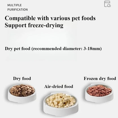 Smart 6L Automatic Pet Feeder with Timer USB & Battery Powered Slow Feed Dispenser for Cats and Dogs No Plug Included