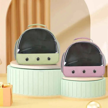 Creative Breathable Portable Parrot Travel Bag Foldable Large Capacity Parrot Carrier Bag Comfortable Bird Backpack Pet Supplies