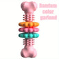 Durable TPR Dog Chew Bone for Aggressive Chewers Teeth Cleaning Toy for Small Medium Dogs Boredom Relief Training Toy Chew Extra