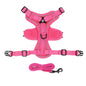 No Pull Dog Harness and Leash Set Adjustable Pet Harness Vest for Small Dogs Cats Reflective Dog Chest Strap Lead Walking