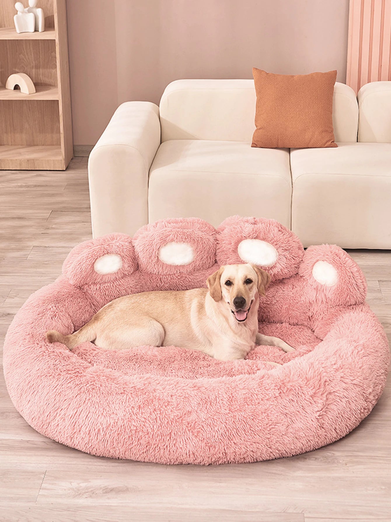 Plush Dog Sofa Bed – Washable Pet Kennel for Small, Medium & Large Dogs
