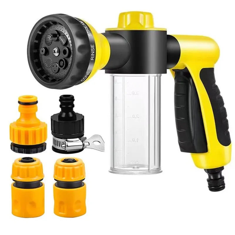 High Pressure Sprayer Nozzle Hose Dog Shower Gun, 3 Mode Adjustable Pet Cleaning, Clean Bath Water Foam Soap Sprayer Dog Cleanin