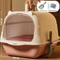 Cleaning Cat Litter Box Large Enclosed Anti Splash UV Sterilization Odor Control Pet Toilet Cat Supplies Cat Litter Catcher