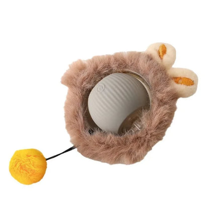 Electric Cat Toys,Hide and Seek Kitten Toy,Chirping&Motion Activated Interactive Cat Toy,Cats Hiding Cover Exercise Toys