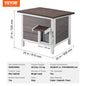 Outdoor Weatherproof Cat House – Insulated Wooden Feral Cat Shelter