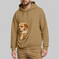 New Comfortable Sweater For Men Unisex Cat And Dog Bag Hooded Sweatshirt Pocket Pet Bag Holder
