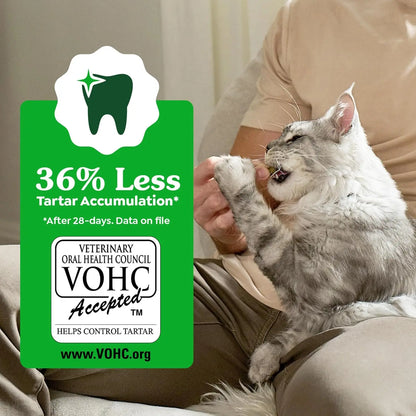 Feline Adult Dental Cat Treats – Oven Roasted Chicken Flavour 21oz Tub