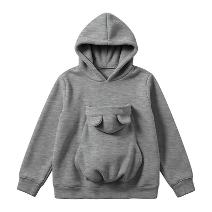 Kangaroo Pocket Cat Dog Hoodies For Women Autumn Winter Warm Outwear Sweatshirt Comfortable Street Style Trendy Fashion Tops