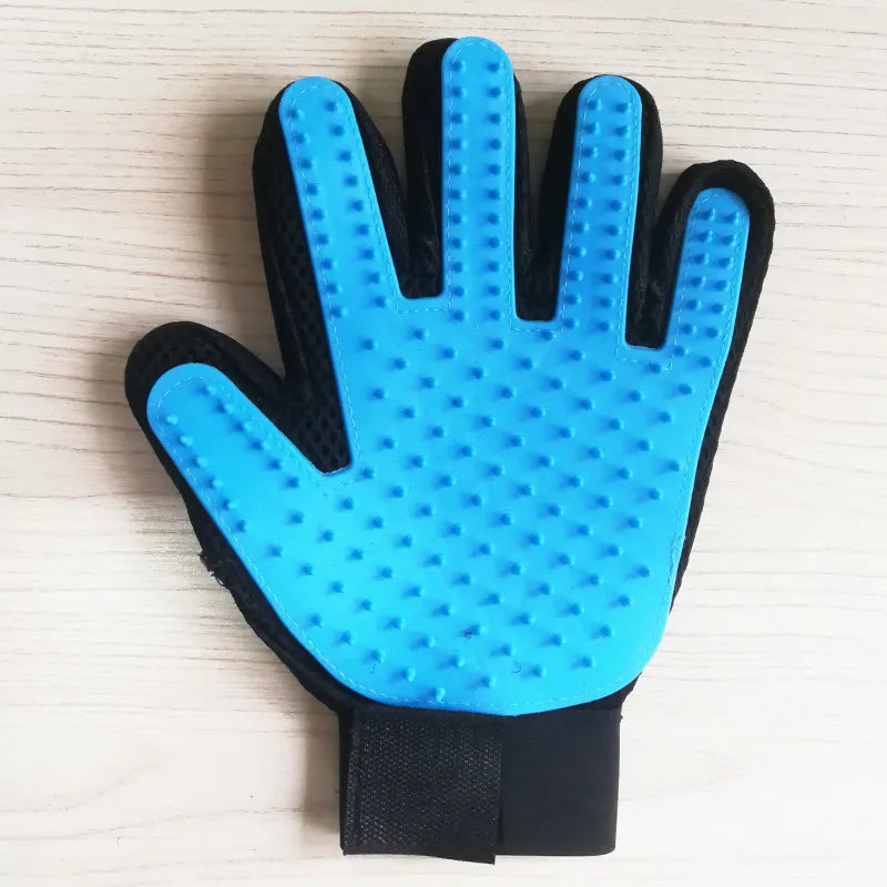 1PC Cat Hair Remove Gloves Rubber Pet Beauty Cleaning Grooming Effective Massage Dog Combs Floating Brush 6 Color