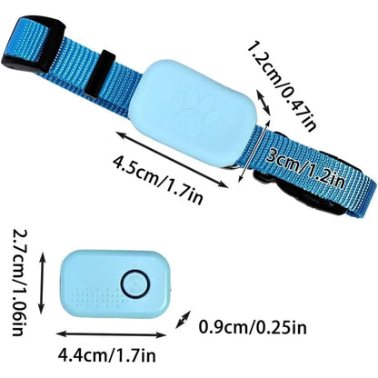 Waterproof Pet GPS Tracker Collar – Real-Time Anti-Lost Locator for Dogs & Cats