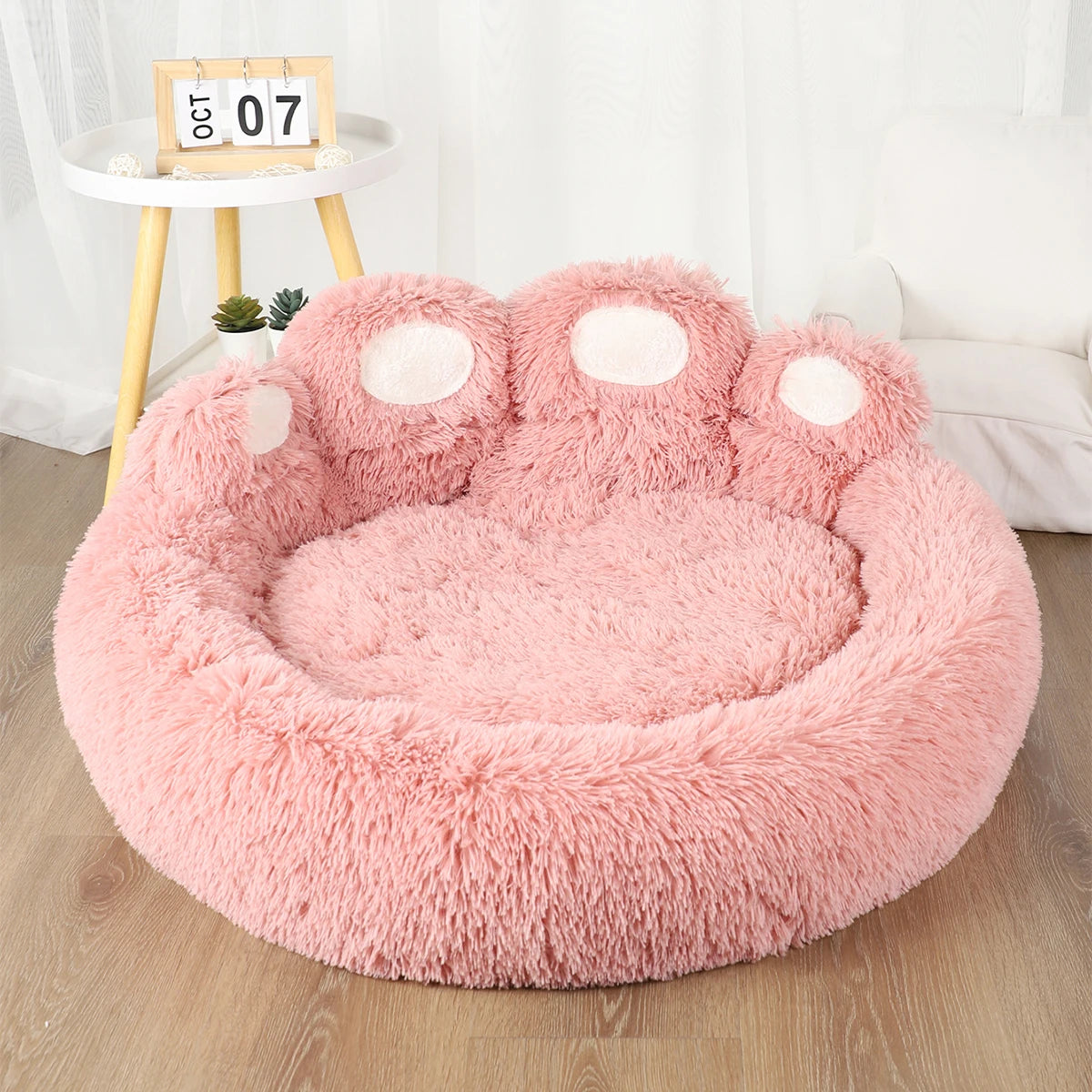 Plush Dog Sofa Bed – Washable Pet Kennel for Small, Medium & Large Dogs