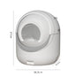 Self Cleaning Cat Litter Box Large Automatic Cat Litter Box with APP Control Odor Removal Safety Protection, for Multiple Cats