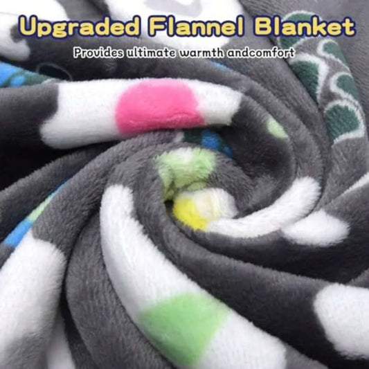 【New Arrival】Dog Blanket For Medium Dogs 1 Pack 3 Premium Soft Cat Puppy Blankets 31x24 Inch With Flannel Cute Elephant And Paw P