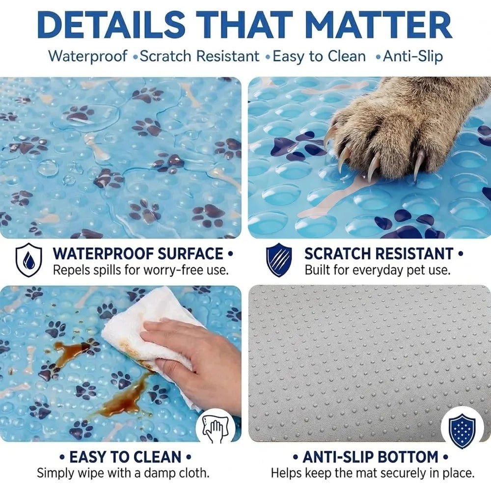 Self-Cooling Dog Bed, Non-Toxic Gel Cooling Mat for Pets, Waterproof & Durable, Small/Medium/Large, Indoor Outdoor Summer Use