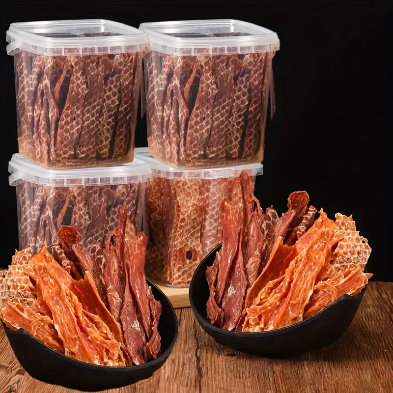 Chicken & Duck Jerky Dog Treats – Pure Real Meat Snack 150g for All Dog Breeds