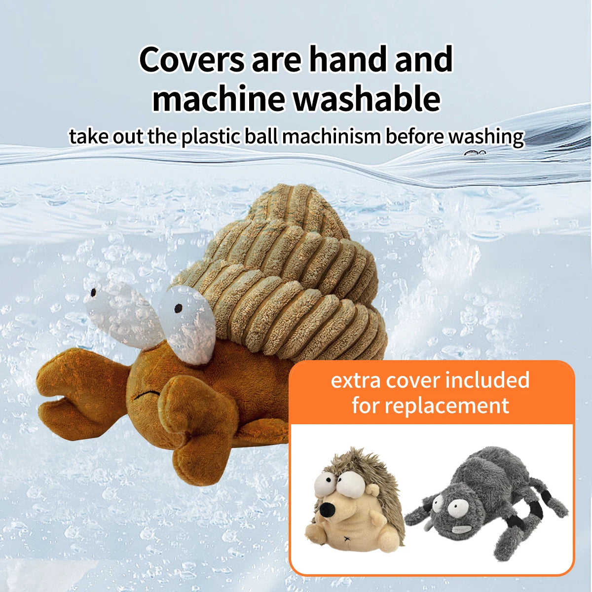 Interactive Dog Toy – Motion-Activated Vibrating Bounce Ball with Squeaky Plush Cover